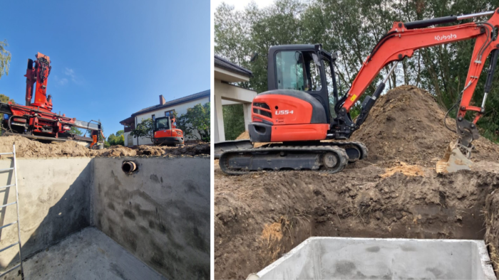 szamba betonowe z montażem i wykopem cena